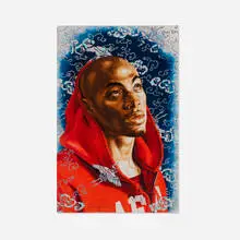 Kehinde Wiley, Sophie Arnould Study II, 2016, hand-embellished archival pigment print