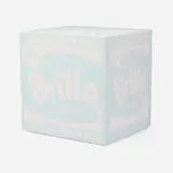 Daniel Arsham, Eroded Brillo Box (White)