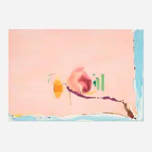 Flirt by Helen Frankenthaler, 1995, screenprint in colors, sold Dec 2024