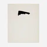Peace Portfolio I: Untitled by Robert Motherwell, lithograph on BFK Rives, sold Dec 2024