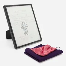 Marina Abramović, Spirit Cooking, 1997, pen on paper, satin bag, felt