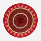 Stephen Dean, Target (Red), 2006, uncoiled dartboard