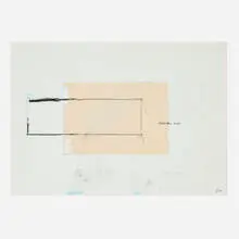 Martin Kippenberger, Untitled, 1985, charcoal and collage on paper