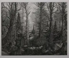 Mark Leithauser, The Migration, Etching