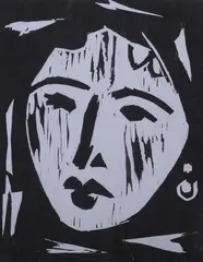 Jacob Kainen, Head, Woodcut