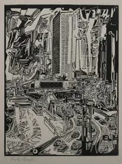 Fiske Boyd, Concept, Woodcut