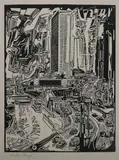 Fiske Boyd, Concept, Woodcut