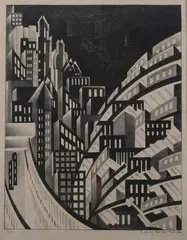 Louis Lozowick, New York, Lithograph