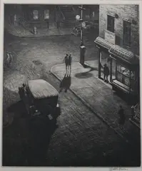 Martin Lewis, Relics, Drypoint