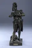 Étienne Henri Dumaige, Après le Combat, Bronze, signed H