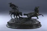 Evgeny Alexandrovich Lanceray, Bashkir Horseman, Bronze