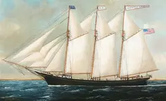 William Pierce Stubbs, The Albertine Adoue, Oil on canvas