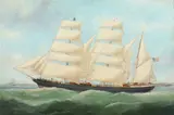 William H. Yorke, The America, Oil on canvas