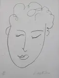 Jules Romains by Henri Matisse, Lithograph, offered Feb 2010