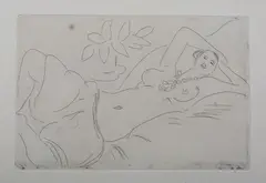 Odalisque Couchée by Henri Matisse, Etching, offered Feb 2010
