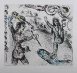 Marc Chagall, Acrobate Et Violiniste