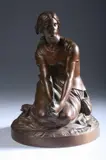 Henri Chapu, Joan of Arc, Bronze - Height: 9 1/2 in