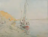 Henry Bacon, Ship in Harbor