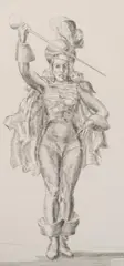 Drum Majorette by Reginald Marsh, Engraving, sold Apr 2010