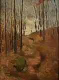 Canadian School, Autumn Landscape, AUTUMN LANDSCAPE, oil on board