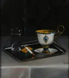 Italian School, Still Life with Demitasse
