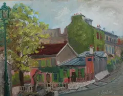 Georges Lambert, View of Montmartre, Oil on canvas