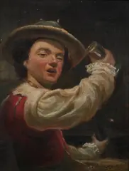 Cheers by J. C. Thom, Oil on canvas, offered Apr 2010