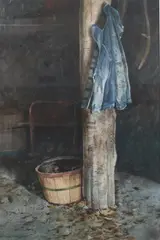 Don Stone, Dungaree Jacket, Watercolor