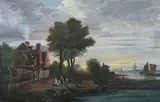 Dutch School, Coastal Town