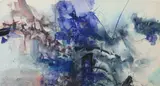Abstract by Yevgeniy Mikhnov-Voytenko, Watercolor, sold Apr 2010