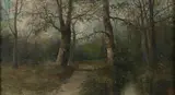 Henry A Duessel, Wooded Landscape, Oil on canvas
