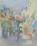 Caroline van Hook Bean, Capri, Oil on canvas