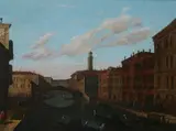 Italian School, View of the Ponte Di Cannaregio