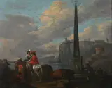 Italian School, Cavalier with Obelisque