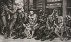 3 A.M by Isaac Friedlander, Etching and drypoint, offered Apr 2010