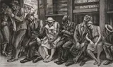 Isaac Friedlander, 3 A.M, Etching and drypoint