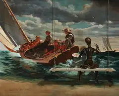 Ernest Albert Land, Homage to Homer, Oil on canvas