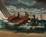 Ernest Albert Land, Homage to Homer, Oil on canvas