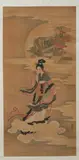 Qiu Ying, Untitled, IMMORTAL, ink and color on silk scroll, signed and sealed