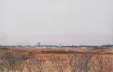 Eugene Gardner, City of Crisfield, Pastel