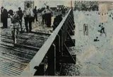 Jack Perlmutter, A Day by the Beach, Color lithograph