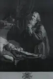 Rembrandt van Rijn, Elijah Raising the Widow's Son, Mezzotint, by Richard Earlom