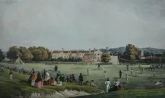 Charles Tattershall Dodd, The Cricket Match, Lithograph by W.L
