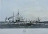 Oswald Walters Brierly, English Fleet Entering The Great Belt, Lithograph, by T.G