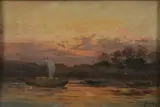 Carl Wuttke, Late Evening on the Sumida River