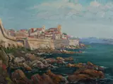 Adriatic Port by Continental School, Oil on canvas, offered Jun 2010
