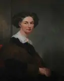 American School, Portrait of Margaret Muldoon Morris with Cameo, Oil on canvas
