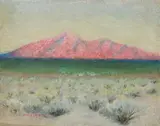L. Birge Harrison, Western Mountain Landscape, Oil on canvas