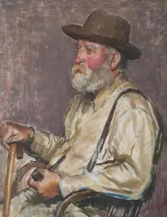 Caroline van Hook Bean, Portrait of a Man, Oil on canvas
