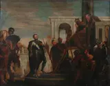 The Petitioner by Continental School, THE PETITIONER, oil on canvas, sold Jun 2010